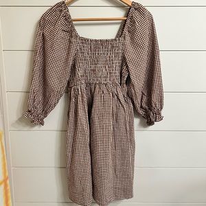 NWT Rylee and Cru Gingham Dress